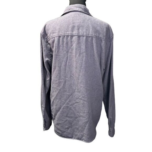 Diamond Supply Co Flannel Grey Cotton Long Sleeve‎ Button Down Shirt Men’s - Picture 3 of 9